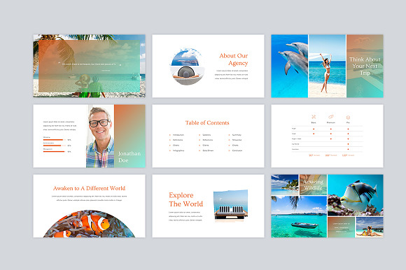 Aura Presentation Template in Keynote Templates - product preview 4