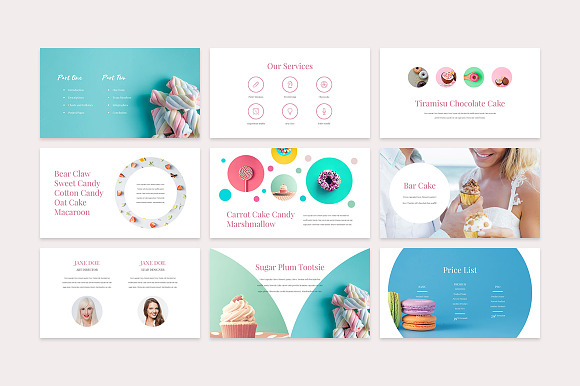 CupCake Presentation Template in Keynote Templates - product preview 1