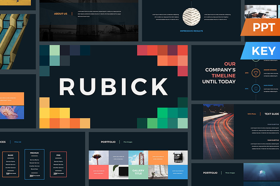 Rubick Presentation Template in Keynote Templates - product preview 8