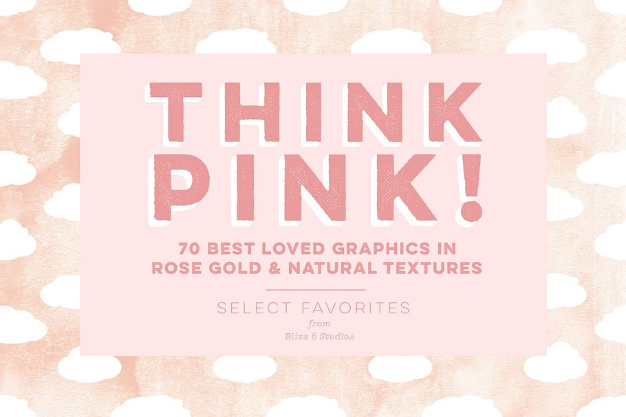 Think Pink! Rose Gold  & Textures in Patterns - product preview 8