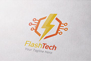 Flash Technology Logo Template