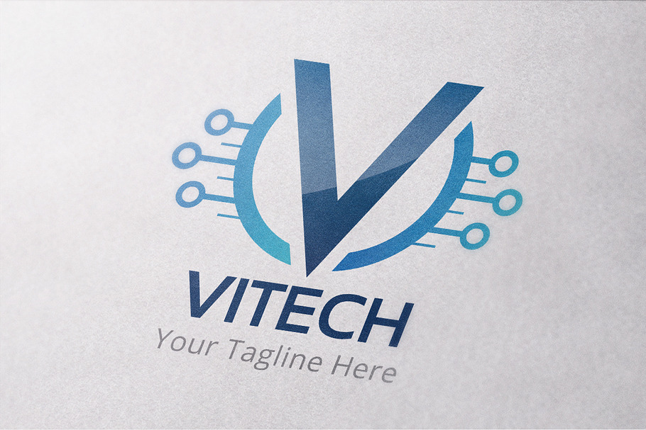 Vitech Logo Template in Logo Templates - product preview 8