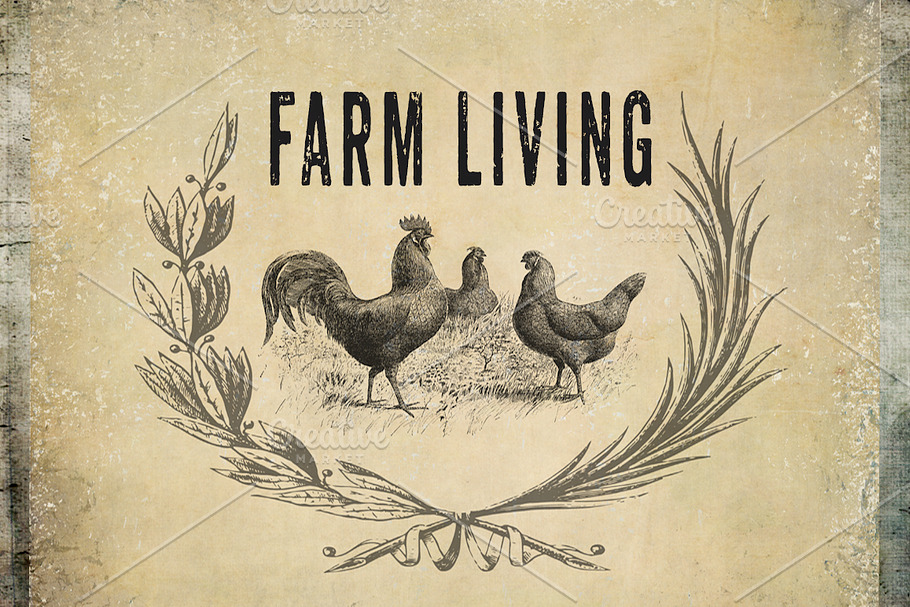 Farm Living Clipart & Backgrounds