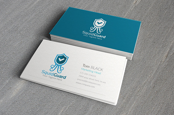 Squid Guard Logo Template in Logo Templates - product preview 1