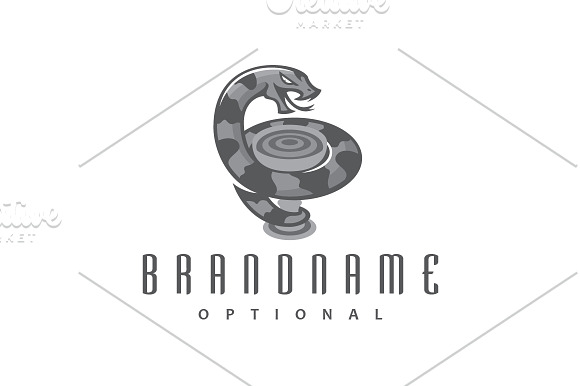Snake & Chalice Logo in Logo Templates - product preview 2