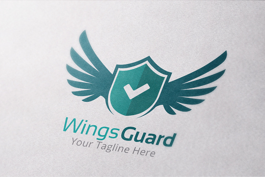 Wings Guard Logo Template in Logo Templates - product preview 8
