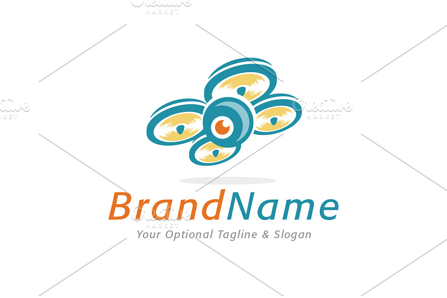 Spy Drone Logo in Logo Templates - product preview 8