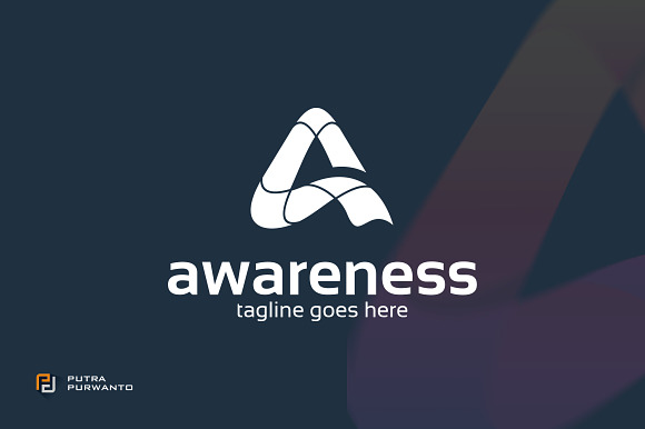 Awareness / Letter A - Logo Template in Logo Templates - product preview 2