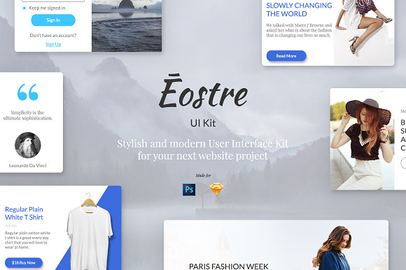 Eostre Ui Kit in UI Kits and Libraries - product preview 11