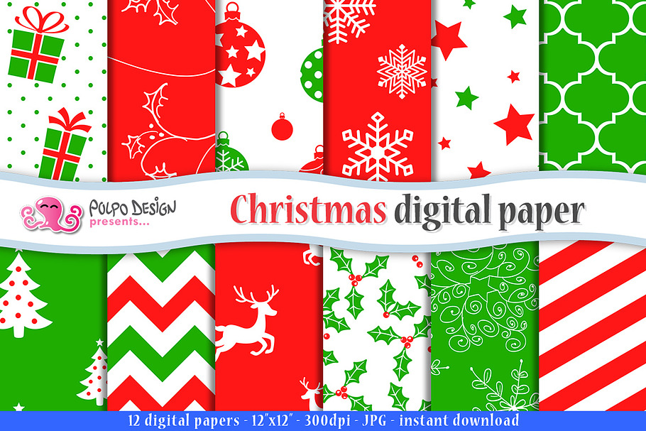 Christmas Digital Paper