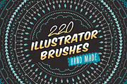 220 Sketched Illustrator Brushes