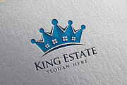 Real Estate Logo, King Estate Logo