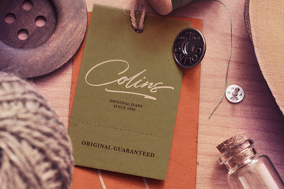 Colatin Script in Urban Fonts - product preview 2