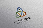 Real Estate Logo, Infinity Home Logo