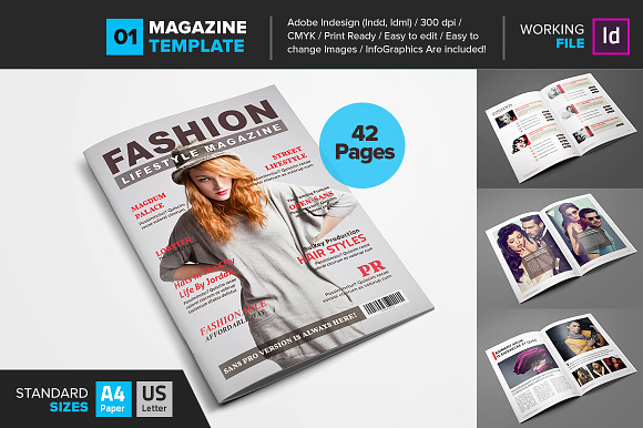 Magazine Bundle_10 Template_V01 in Magazine Templates - product preview 1
