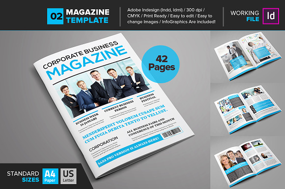 Magazine Bundle_10 Template_V01 in Magazine Templates - product preview 3