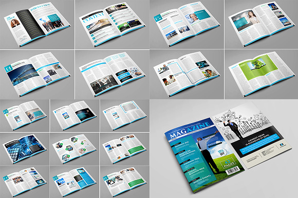 Magazine Bundle_10 Template_V01 in Magazine Templates - product preview 8