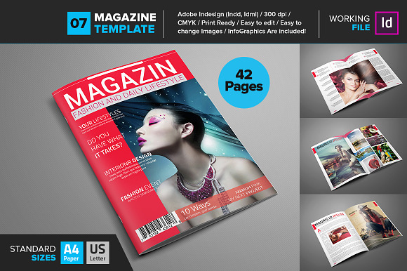 Magazine Bundle_10 Template_V01 in Magazine Templates - product preview 13
