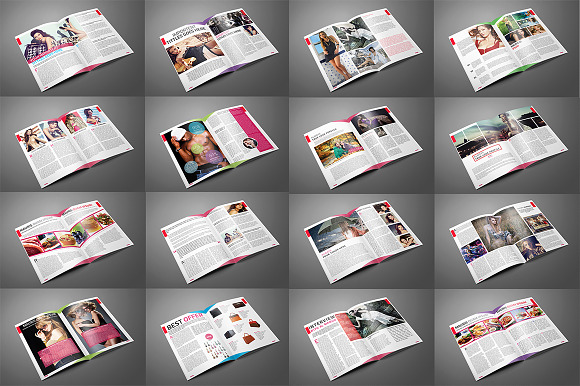 Magazine Bundle_10 Template_V01 in Magazine Templates - product preview 14
