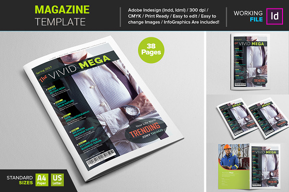 Magazine Bundle_10 Template_V01 in Magazine Templates - product preview 19
