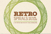 Retro Spirals - Scaleable Vector