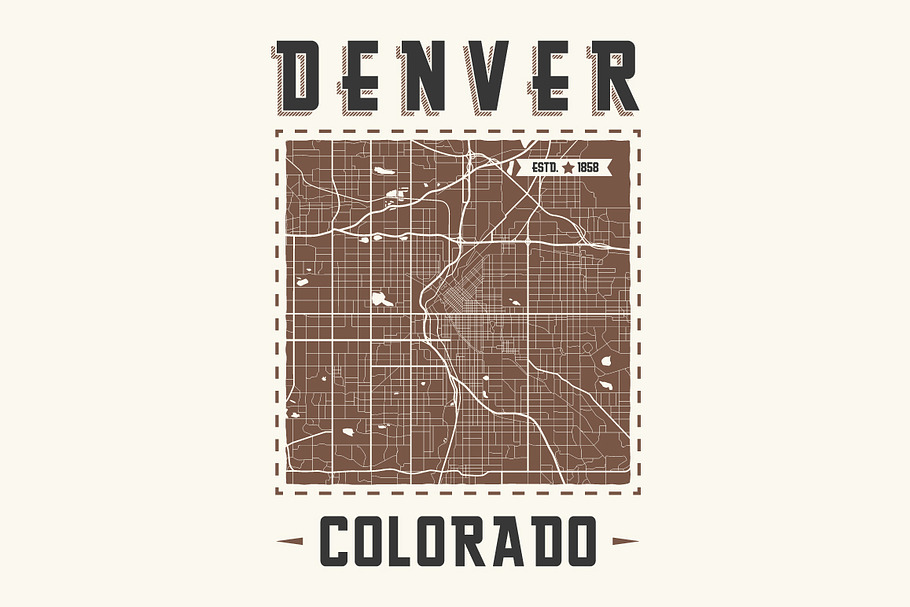 Colorado Denver t-shirt design in Product Mockups - product preview 8