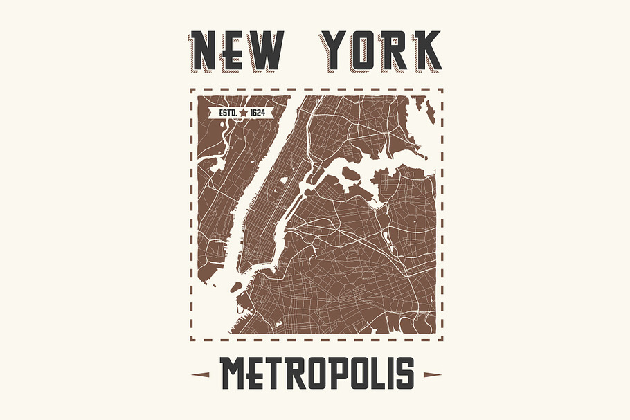 New York vintage t-shirt design  in Product Mockups - product preview 8