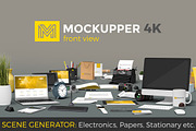 Mockupper scene generator FRONT view