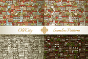 Medieval City Seamless Patterns #2