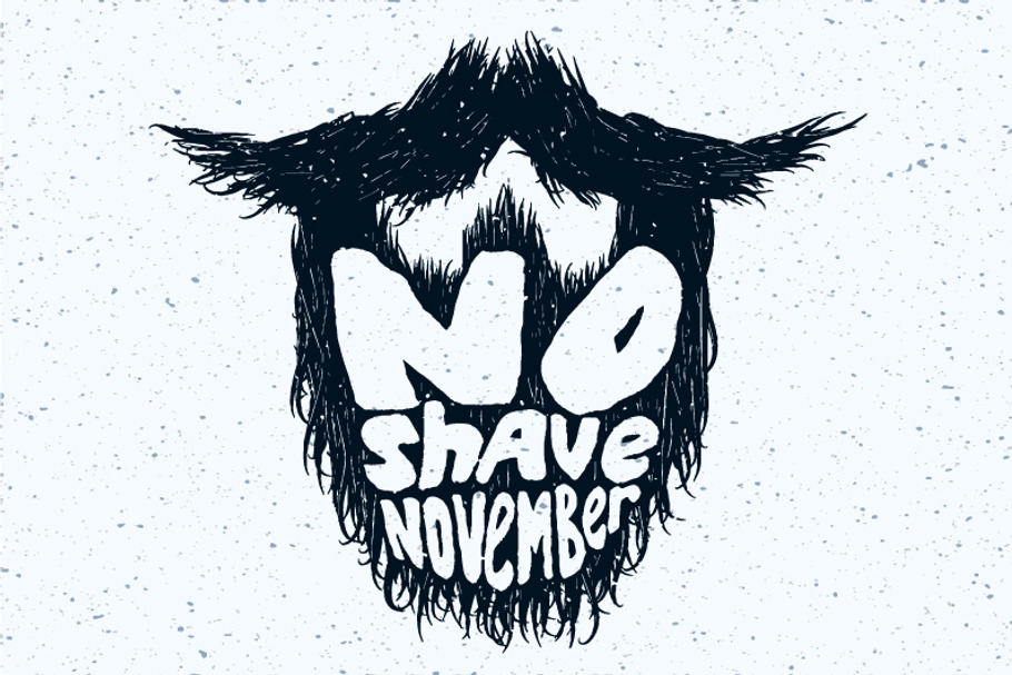 No Shave November beard in Illustrations - product preview 8