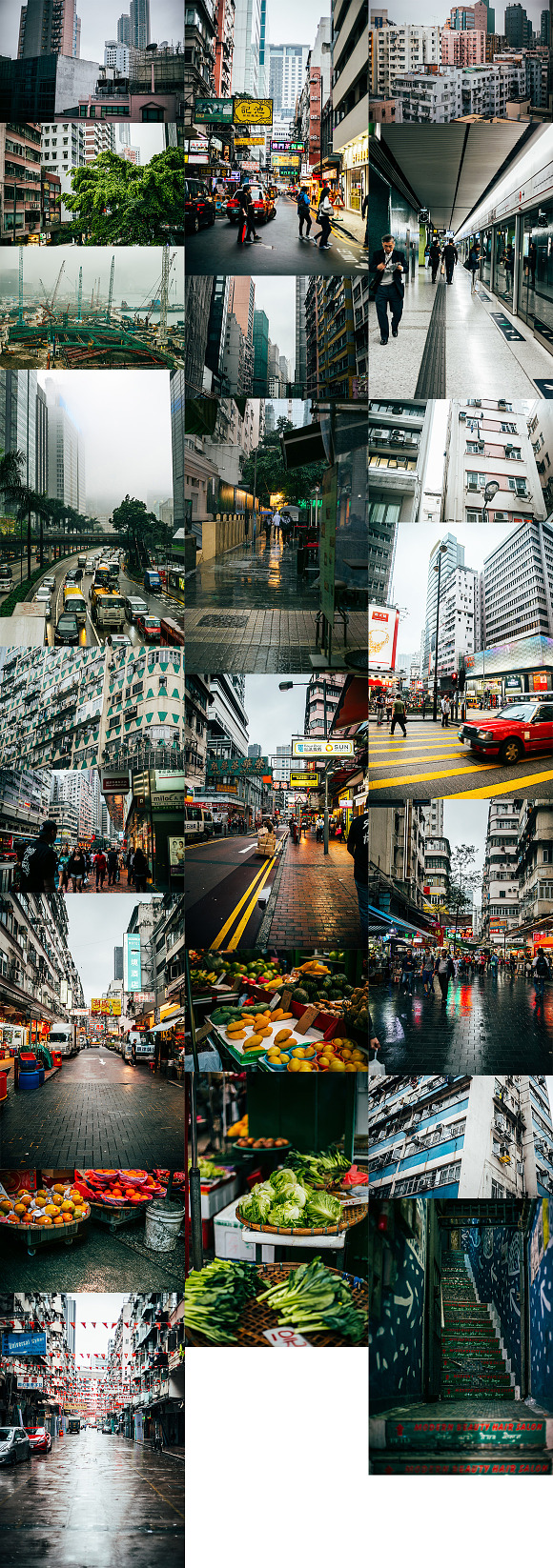 Moody Hong Kong Photo Pack in Graphics - product preview 1