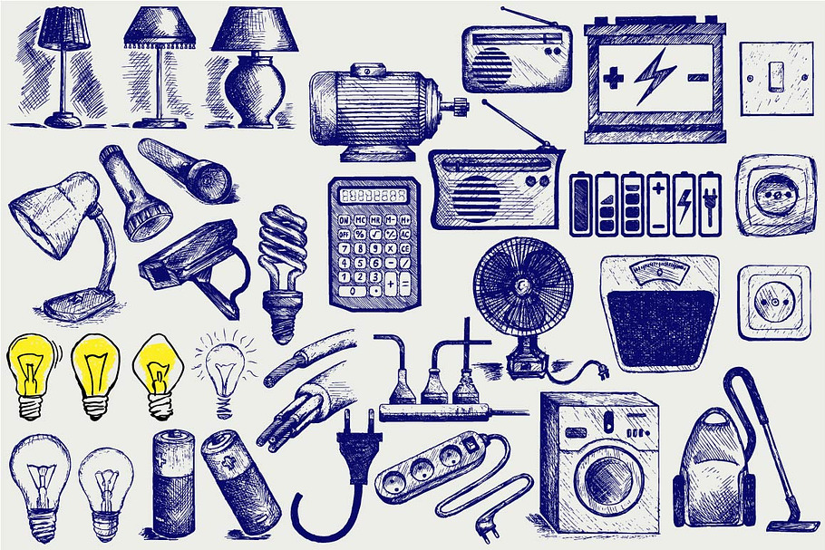 Electronic equipment and appliances in Illustrations - product preview 8