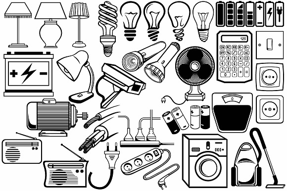 Electronic equipment and appliances in Illustrations - product preview 1