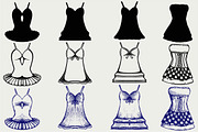 Various kinds of dresses