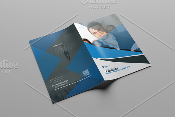 Corporate Presentation Folder in Stationery Templates - product preview 2