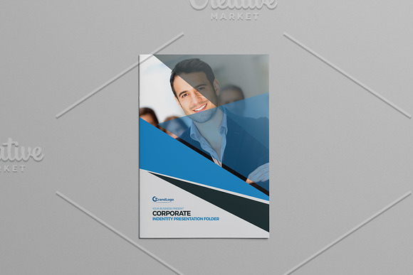 Corporate Presentation Folder in Stationery Templates - product preview 3