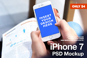 iPhone 7 PSD Mockup
