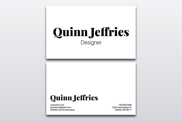 Simple Modern Business Card 019 in Business Card Templates - product preview 1