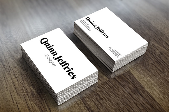 Simple Modern Business Card 019 in Business Card Templates - product preview 3