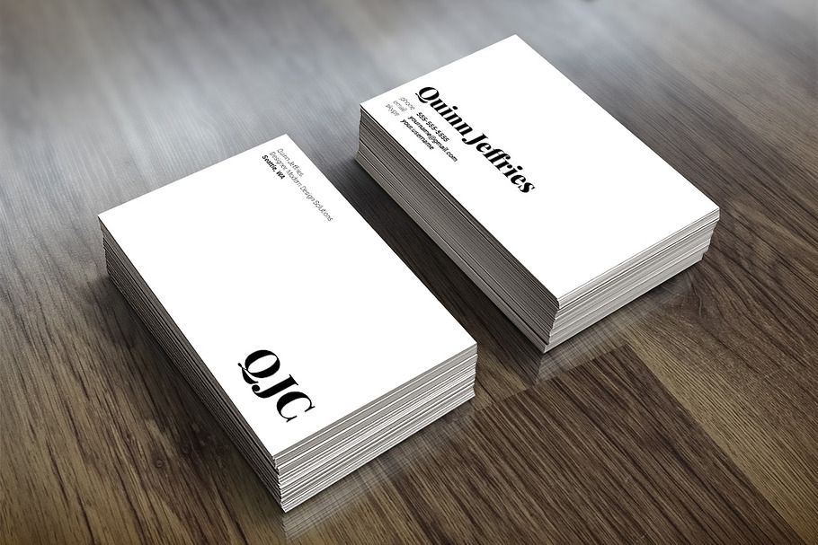 Classic Business Card Design 018 in Business Card Templates - product preview 8