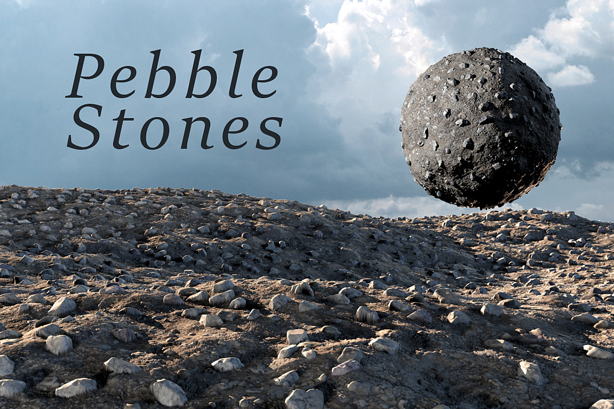 Pebble stones texture set in Organic - product preview 8