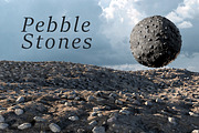 Pebble stones texture set