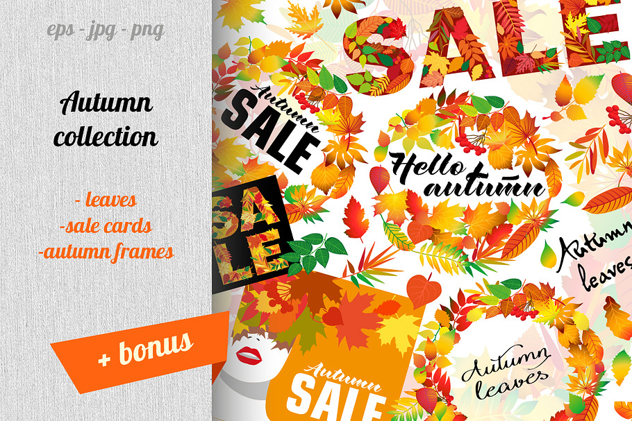 Autumn collection in Illustrations - product preview 8