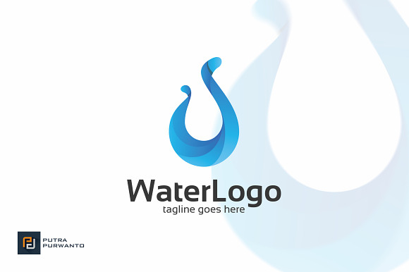 Water Logo - Logo Template in Logo Templates - product preview 1