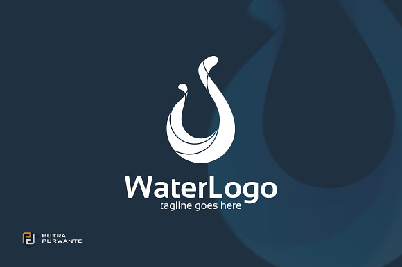 Water Logo - Logo Template in Logo Templates - product preview 2