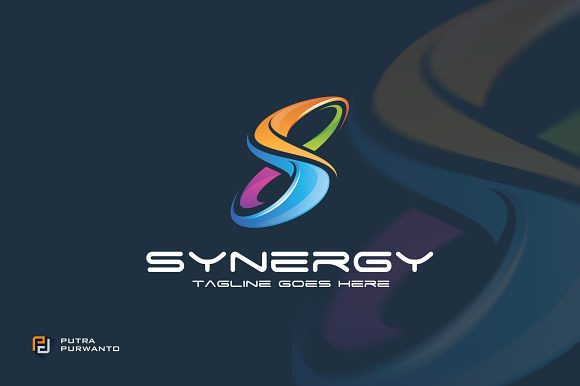 Synergy / Infinity - Logo in Logo Templates - product preview 1