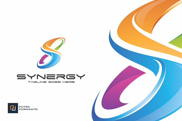 Synergy / Infinity - Logo in Logo Templates - product preview 3