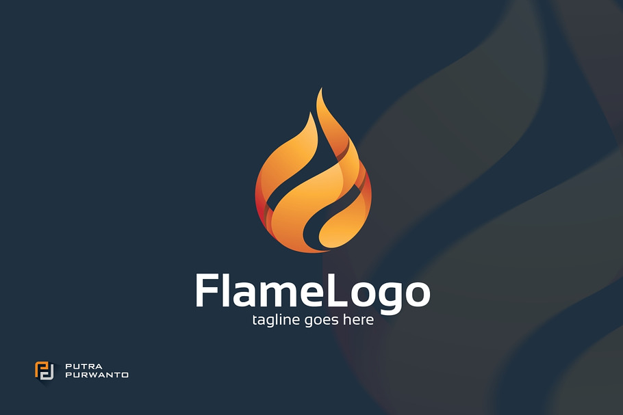 Flame Logo - Logo Template in Logo Templates - product preview 8