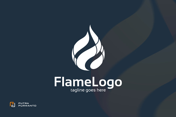 Flame Logo - Logo Template in Logo Templates - product preview 2