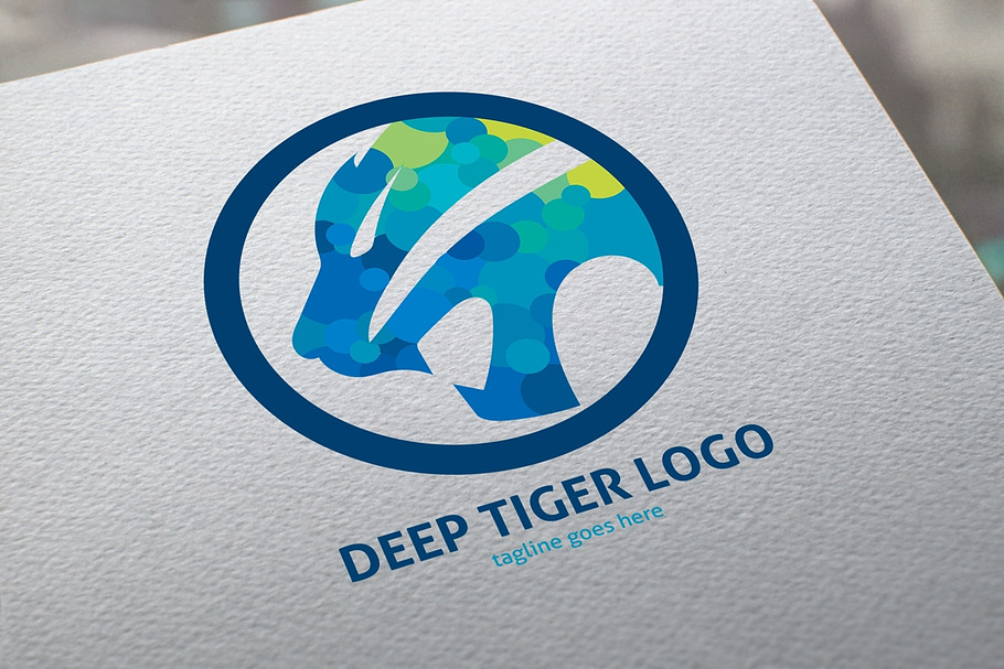 Deep Tiger Logo in Logo Templates - product preview 8